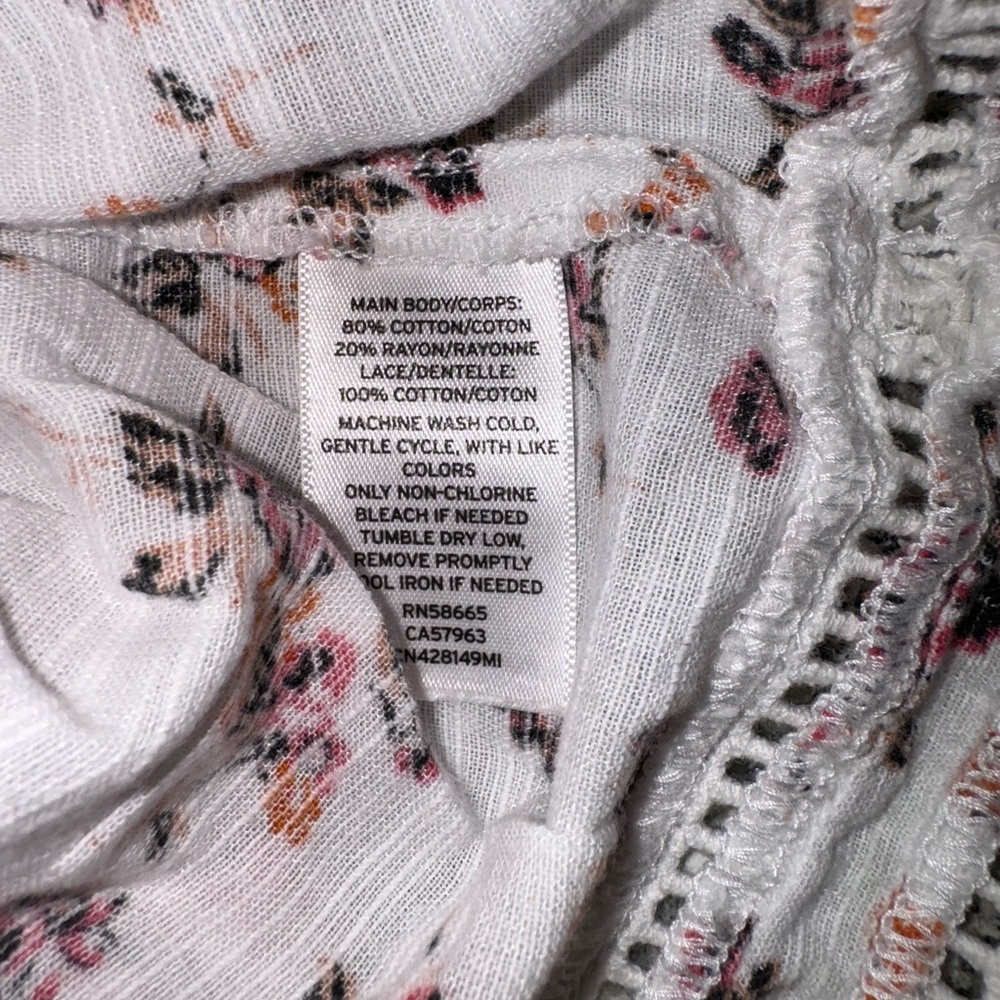CASLON Floral Tank Top size M - Picture 12 of 12